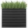 Bett aus verzinktem Stahl anthrazitgrau 100x40x77 cm von vidaXL, Töpfe und Pflanzgefäße - Ref: Foro24-45732, Preis: 54,72 €, ...