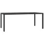 7-teiliges Garten-Essset und schwarze Kissen aus synthetischem Rattan von , Gartensets - Ref: Foro24-3212022, Preis: 796,59 €...