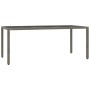 Garten-Essgruppe 7-teilig und graue synthetische Rattankissen von , Gartensets - Ref: Foro24-3212034, Preis: 693,08 €, Rabatt: %
