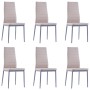 Cappuccino 7-teiliges Esstisch- und Stuhlset von vidaXL, Möbelsets für Küchen und Esszimmer - Ref: Foro24-281702, Preis: 279,...