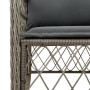 5-piece garden dining set with gray synthetic rattan cushions by , Garden sets - Ref: Foro24-3212127, Price: 498,94 €, Discou...