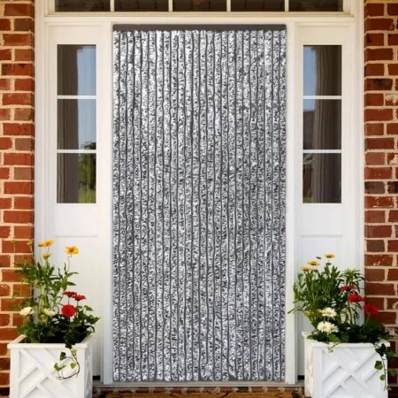 Chenille mosquito net curtain brown and beige 90x220 cm by vidaXL, Mosquito nets for windows - Ref: Foro24-284277, Price: 63,...