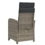 Gartenliege mit Fußstütze aus grauem synthetischem Rattan von , Gartenstühle - Ref: Foro24-365187, Preis: 137,67 €, Rabatt: %