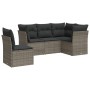 Garden sofa set with cushions 5 pieces gray synthetic rattan by , Garden sets - Ref: Foro24-3249479, Price: 326,07 €, Discoun...