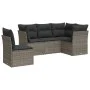 Garden sofa set with cushions 5 pieces gray synthetic rattan by , Garden sets - Ref: Foro24-3249479, Price: 321,61 €, Discoun...