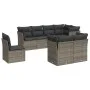 8-teiliges Gartensofa-Set und graue synthetische Rattankissen von , Gartensets - Ref: Foro24-3249769, Preis: 513,33 €, Rabatt: %