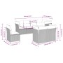8-teiliges Gartensofa-Set und graue synthetische Rattankissen von , Gartensets - Ref: Foro24-3249769, Preis: 536,57 €, Rabatt: %