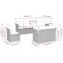 8-teiliges Gartensofa-Set und graue synthetische Rattankissen von , Gartensets - Ref: Foro24-3249769, Preis: 513,33 €, Rabatt: %