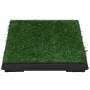 Pet toilet with green artificial grass tray 63x50x7 cm by vidaXL, Pet Underpads - Ref: Foro24-170766, Price: 45,11 €, Discoun...