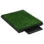 Haustiertoilette mit grüner Kunstrasenschale 63x50x7 cm von vidaXL, Haustierunterlagen - Ref: Foro24-170766, Preis: 44,38 €, ...