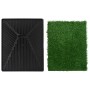 Pet toilet with green artificial grass tray 63x50x7 cm by vidaXL, Pet Underpads - Ref: Foro24-170766, Price: 43,05 €, Discoun...