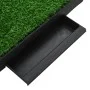 Pet toilet with green artificial grass tray 63x50x7 cm by vidaXL, Pet Underpads - Ref: Foro24-170766, Price: 45,11 €, Discoun...