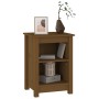 Honey brown solid pine wood bedside table 40x35x55 cm by vidaXL, Nightstands - Ref: Foro24-820962, Price: 56,23 €, Discount: %