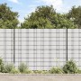 Panel de valla de PVC blanco 70x0,19 m