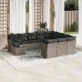11-piece garden sofa set and gray synthetic rattan cushions by , Garden sets - Ref: Foro24-3250099, Price: 651,89 €, Discount: %