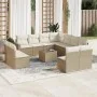 12-piece garden sofa set and brown synthetic rattan cushions by , Modular outdoor sofas - Ref: Foro24-3251475, Price: 828,77 ...