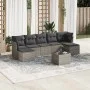 8-teiliges Gartensofa-Set und graue synthetische Rattankissen von , Gartensets - Ref: Foro24-3249879, Preis: 444,18 €, Rabatt: %