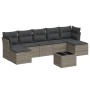 8-teiliges Gartensofa-Set und graue synthetische Rattankissen von , Gartensets - Ref: Foro24-3249879, Preis: 436,04 €, Rabatt: %