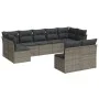 9-piece garden furniture set and gray synthetic rattan cushions by , Garden sets - Ref: Foro24-3249989, Price: 549,21 €, Disc...