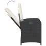 5-teiliges Gartenmöbel-Set mit schwarzen synthetischen Rattankissen von , Gartensets - Ref: Foro24-3212294, Preis: 600,85 €, ...