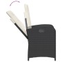 5-teiliges Gartenmöbel-Set mit schwarzen synthetischen Rattankissen von , Gartensets - Ref: Foro24-3212294, Preis: 578,17 €, ...