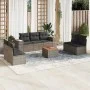8-piece garden sofa set and gray synthetic rattan cushions by , Garden sets - Ref: Foro24-3257733, Price: 477,79 €, Discount: %