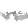Gartensofa-Set mit Kissen, 13-teilig, graues synthetisches Rattan von , Gartensets - Ref: Foro24-3257712, Preis: 977,49 €, Ra...