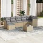 Garden sofa set with beige cushions 8 pcs PE rattan by , Garden sets - Ref: Foro24-3249818, Price: 485,89 €, Discount: %