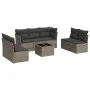 8-teiliges Gartensofa-Set und graue synthetische Rattankissen von , Gartensets - Ref: Foro24-3249259, Preis: 458,55 €, Rabatt: %