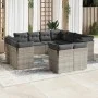 11-teilige Gartensofagarnitur und graue synthetische Rattankissen von , Gartensets - Ref: Foro24-3250349, Preis: 762,47 €, Ra...