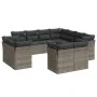 11-teilige Gartensofagarnitur und graue synthetische Rattankissen von , Gartensets - Ref: Foro24-3250349, Preis: 762,47 €, Ra...