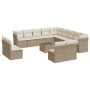 14-piece garden sofa set with beige synthetic rattan cushions by , Garden sets - Ref: Foro24-3250337, Price: 930,85 €, Discou...