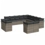Garden sofa set with cushions 13 pieces gray synthetic rattan by , Garden sets - Ref: Foro24-3250389, Price: 870,62 €, Discou...
