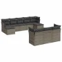 10-piece garden sofa set with gray synthetic rattan cushions by , Garden sets - Ref: Foro24-3250169, Price: 586,03 €, Discoun...