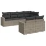 7-piece garden sofa set with gray PE rattan cushions by , Modular outdoor sofas - Ref: Foro24-3251547, Price: 485,92 €, Disco...