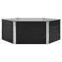 Elevated planter galvanized steel anthracite gray 129x129x45cm by vidaXL, Pots and planters - Ref: Foro24-45723, Price: 35,80...