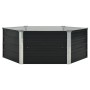 Jardinera elevada acero galvanizado gris antracita 129x129x45cm de vidaXL, Maceteros y jardineras - Ref: Foro24-45723, Precio...