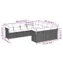 10-piece garden sofa set with gray synthetic rattan cushions by , Garden sets - Ref: Foro24-3250059, Price: 599,31 €, Discoun...