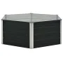 Elevated planter galvanized steel anthracite gray 129x129x45cm by vidaXL, Pots and planters - Ref: Foro24-45723, Price: 35,80...