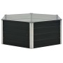 Jardinera elevada acero galvanizado gris antracita 129x129x45cm de vidaXL, Maceteros y jardineras - Ref: Foro24-45723, Precio...