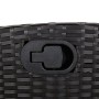 7-teiliges Garten-Essset und schwarze Kissen aus synthetischem Rattan von , Gartensets - Ref: Foro24-3212460, Preis: 874,32 €...