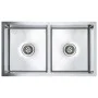 Handgefertigte Küchenspüle aus Edelstahl von vidaXL, Sinkt - Ref: Foro24-145079, Preis: 109,28 €, Rabatt: %