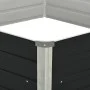 Elevated planter galvanized steel anthracite gray 129x129x45cm by vidaXL, Pots and planters - Ref: Foro24-45723, Price: 35,80...