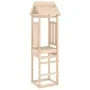 Solid pine wood play tower 52.5x46.5x206.5 cm by , Swings and play structures - Ref: Foro24-826511, Price: 90,23 €, Discount: %