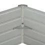 Elevated planter galvanized steel anthracite gray 129x129x45cm by vidaXL, Pots and planters - Ref: Foro24-45723, Price: 35,80...