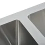 Handgefertigte Küchenspüle aus Edelstahl von vidaXL, Sinkt - Ref: Foro24-145079, Preis: 109,28 €, Rabatt: %