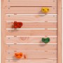 Casita infantil pared escalada madera Douglas 53x110,5x214 cm