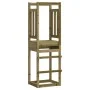 Impregnated pine wood play tower 53x46.5x169 cm by , Swings and play structures - Ref: Foro24-826579, Price: 97,51 €, Discoun...