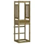 Impregnated pine wood play tower 53x46.5x169 cm by , Swings and play structures - Ref: Foro24-826579, Price: 97,51 €, Discoun...