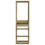 Torre de juegos madera pino impregnada 53x46,5x169 cm de , Columpios y estructuras de juegos - Ref: Foro24-826579, Precio: 10...